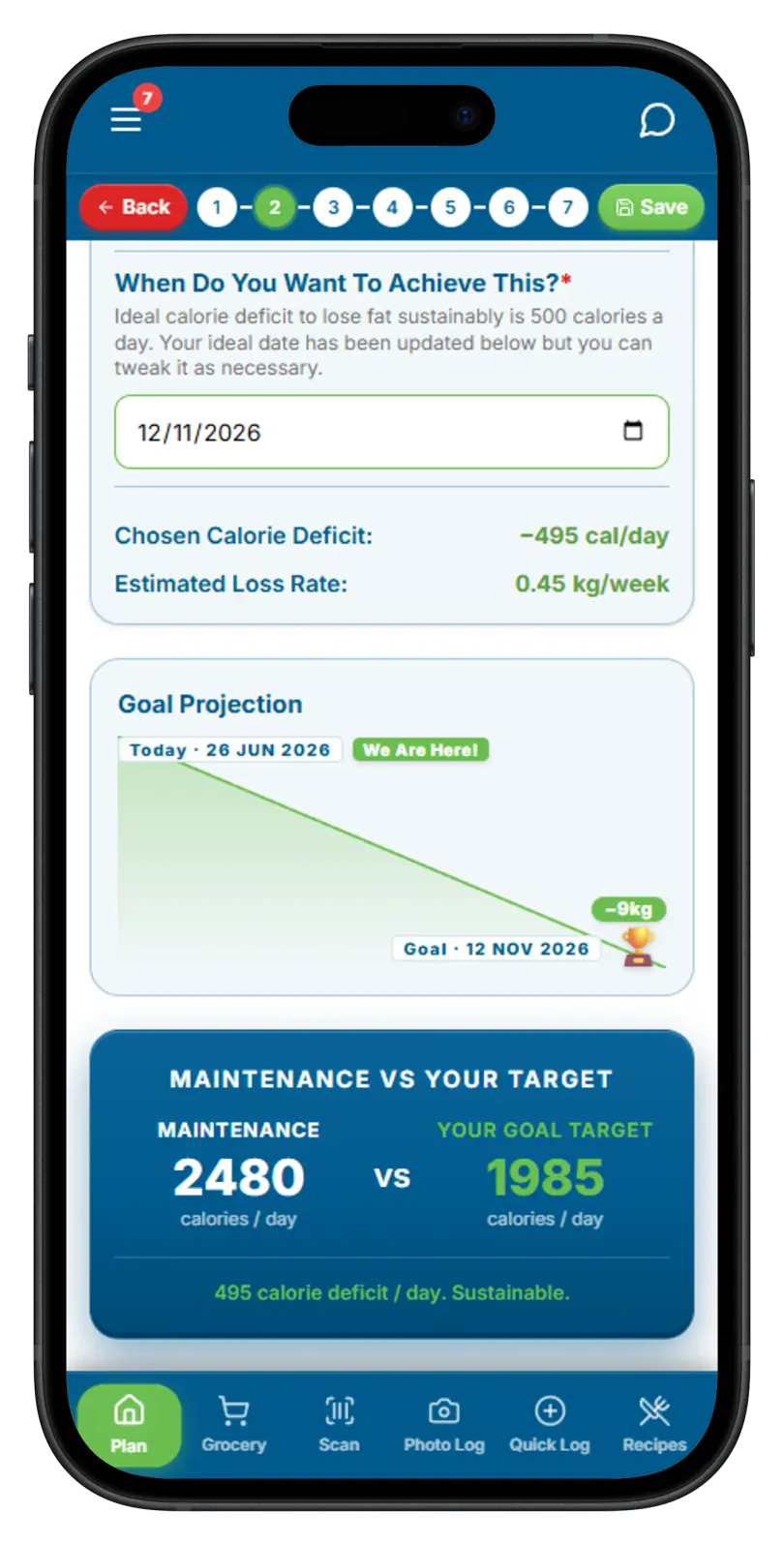 Set what your gut can't handle. We plan around it.